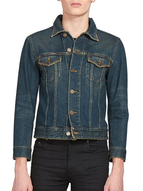 saint laurent denim jacket.